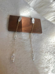 14K gold filled freshwater piwa pearl earring. Everyday earrings. Boho wedding earrings