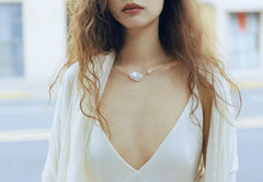 14K gold filled Freshwater baroque & Round pearl bangle. Minimalist choker. Bridal pearl bracelet. Bridal pearl bangle. Wire cuff choker.