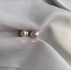 High quality freshwater baroque pearl Clothing Pearl brooch. Fleurette hat pin. Delicate scarf pear brooch pin. Safety pin.