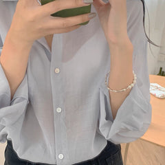 Freshwater baroque pearl half gold bangle Baroque pearl bracelet. Boho chic pearl bracelet. Minimalist bracelet. Gift for her