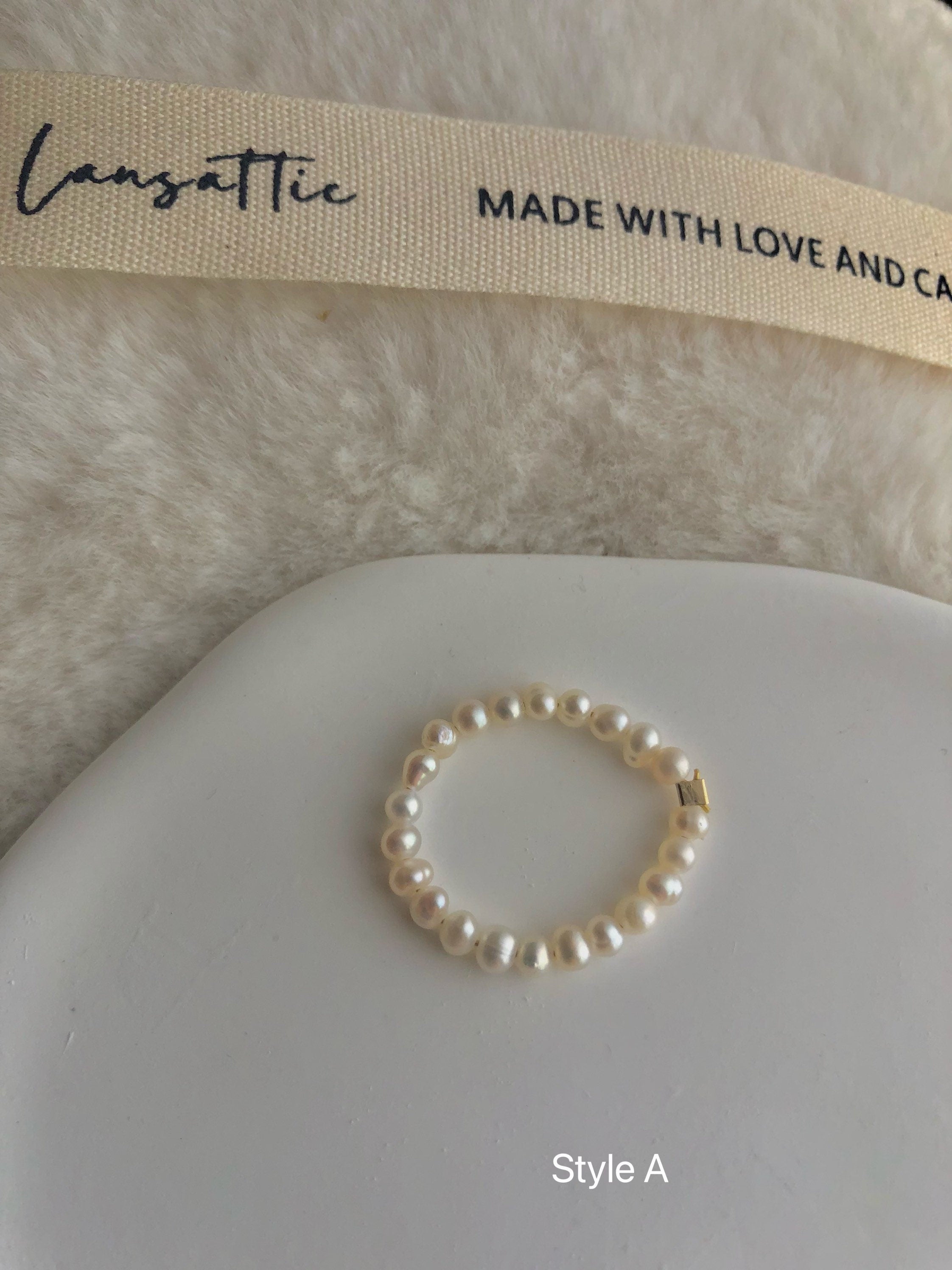 14K gold filled tiny freshwater pearl dainty ring. Delicate pearl ring. Thin ring. Mini ring. Elegant ring. Stacking ring.