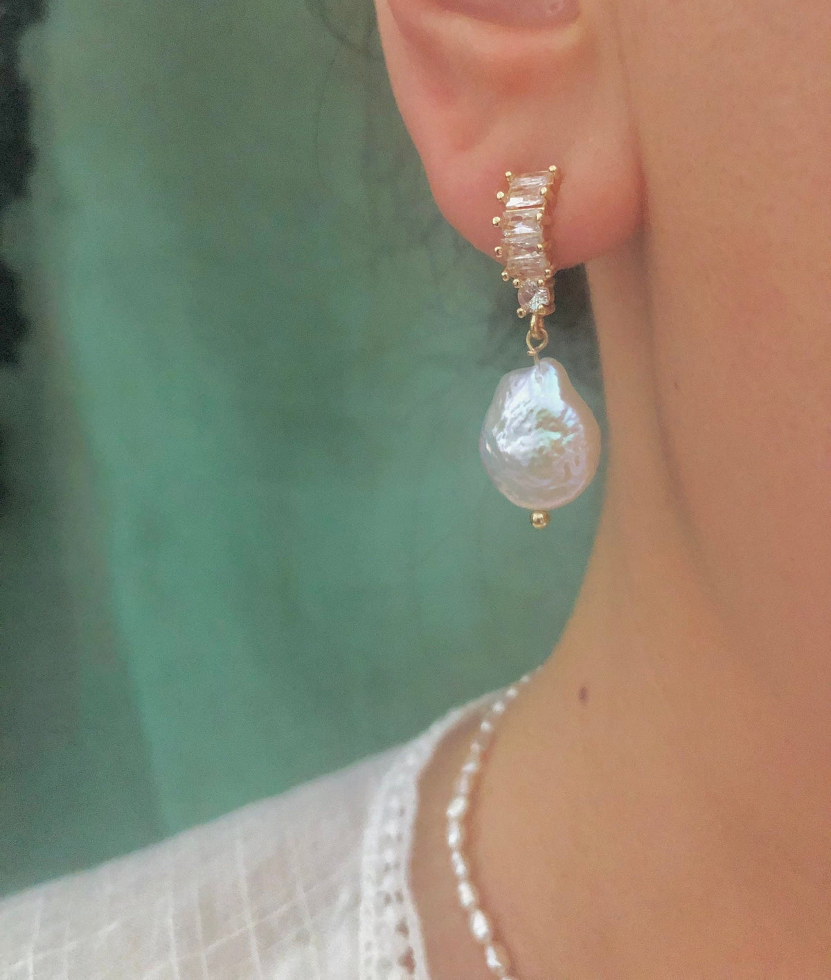 Baroque Pearl Earrings