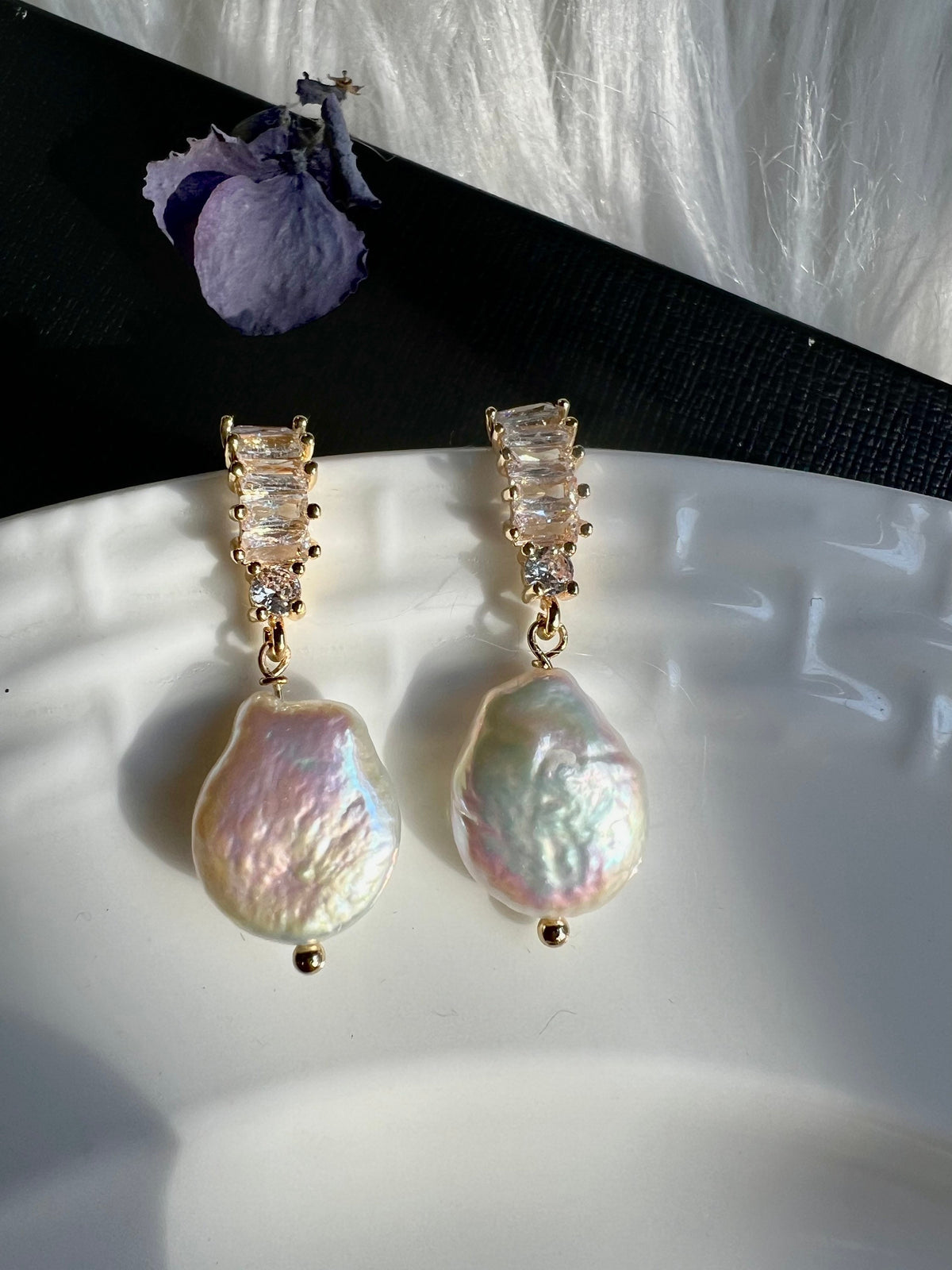 Baroque Pearl Earrings