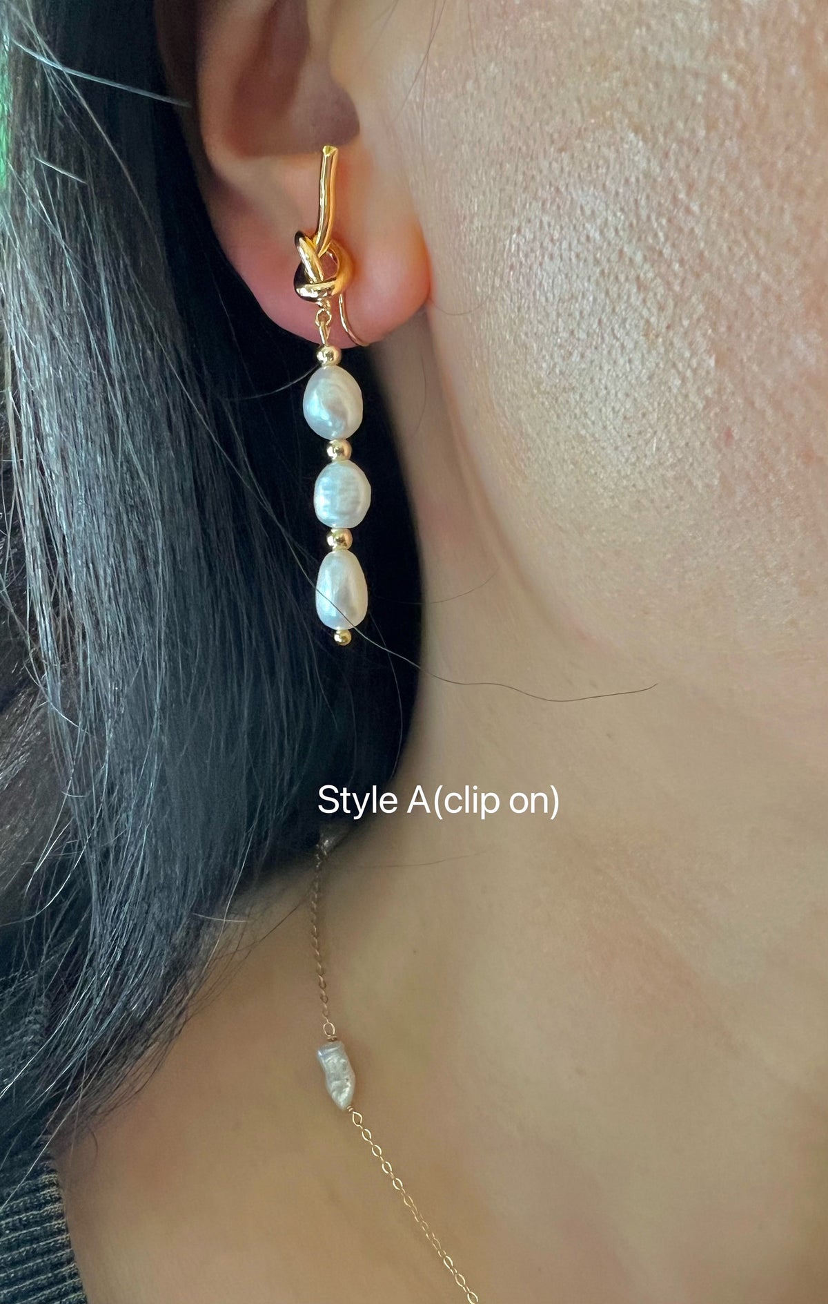 Style Freshwater Pearl Clip-On Earrings