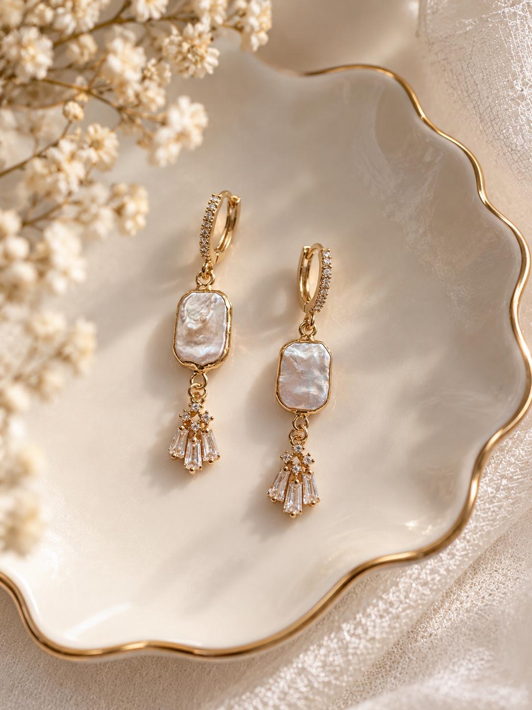 Baroque Pearl Earrings