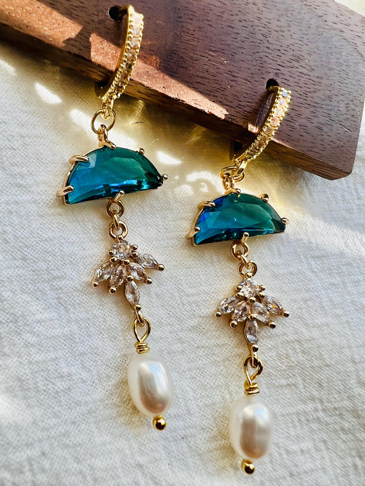 Vintage Freshwater Pearl Drop Earrings