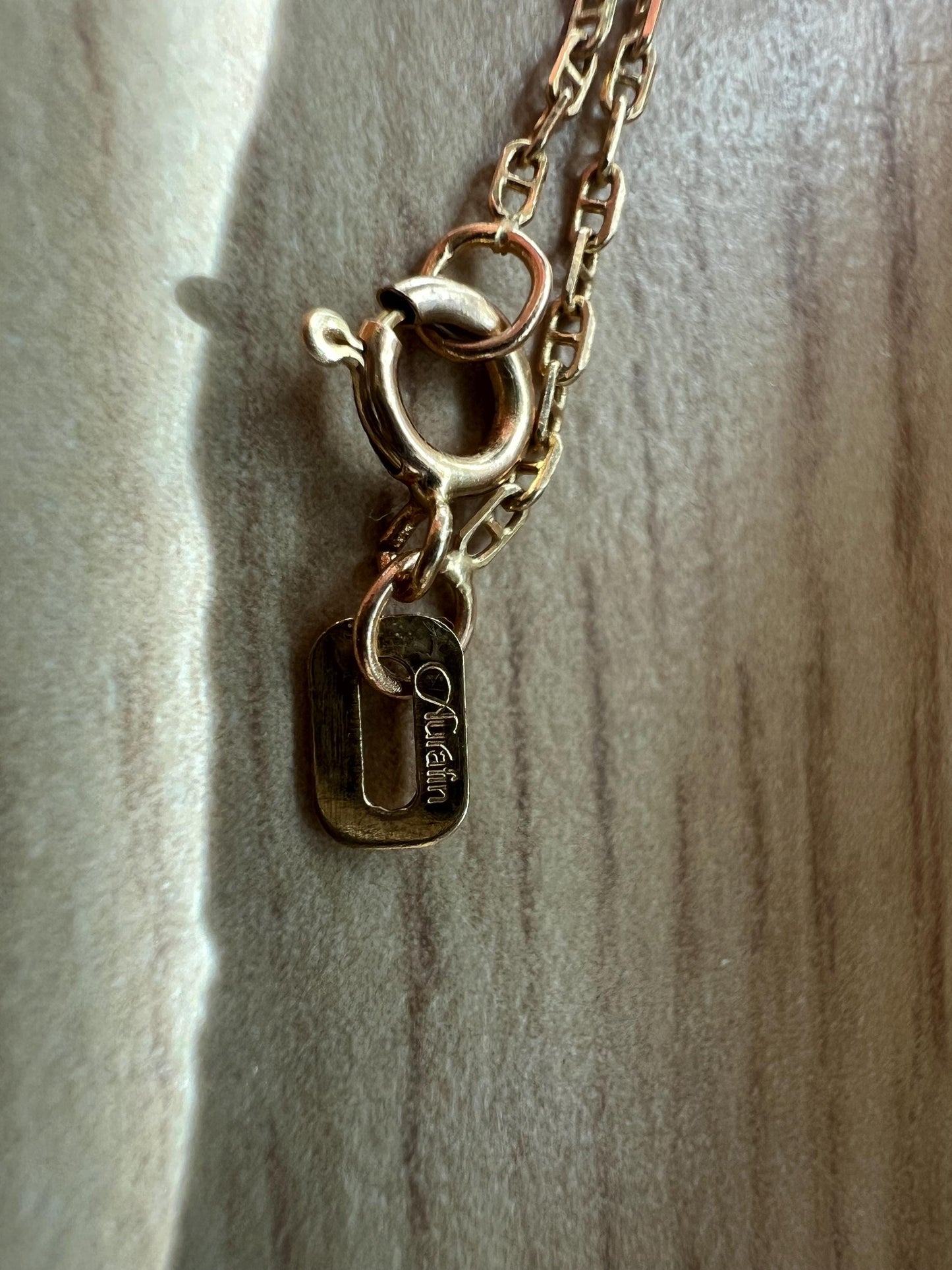 14K solid gold Blue Topaz diamond jewelry set. vintage brand jewelry set.