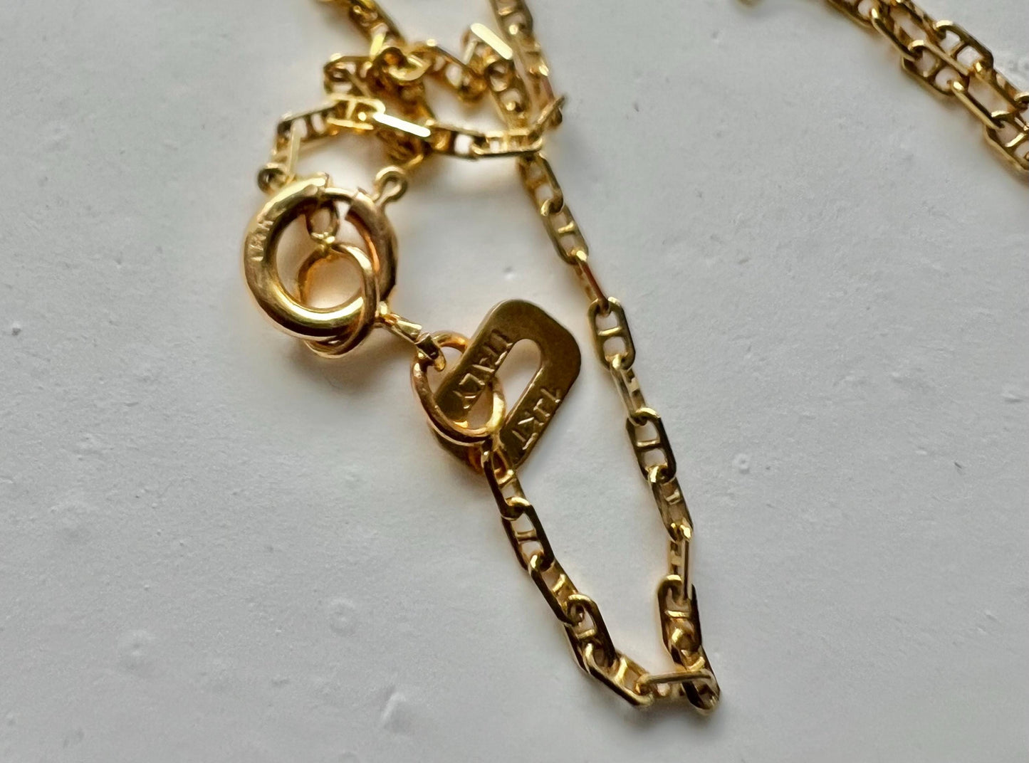 14K solid gold Blue Topaz diamond jewelry set. vintage brand jewelry set.