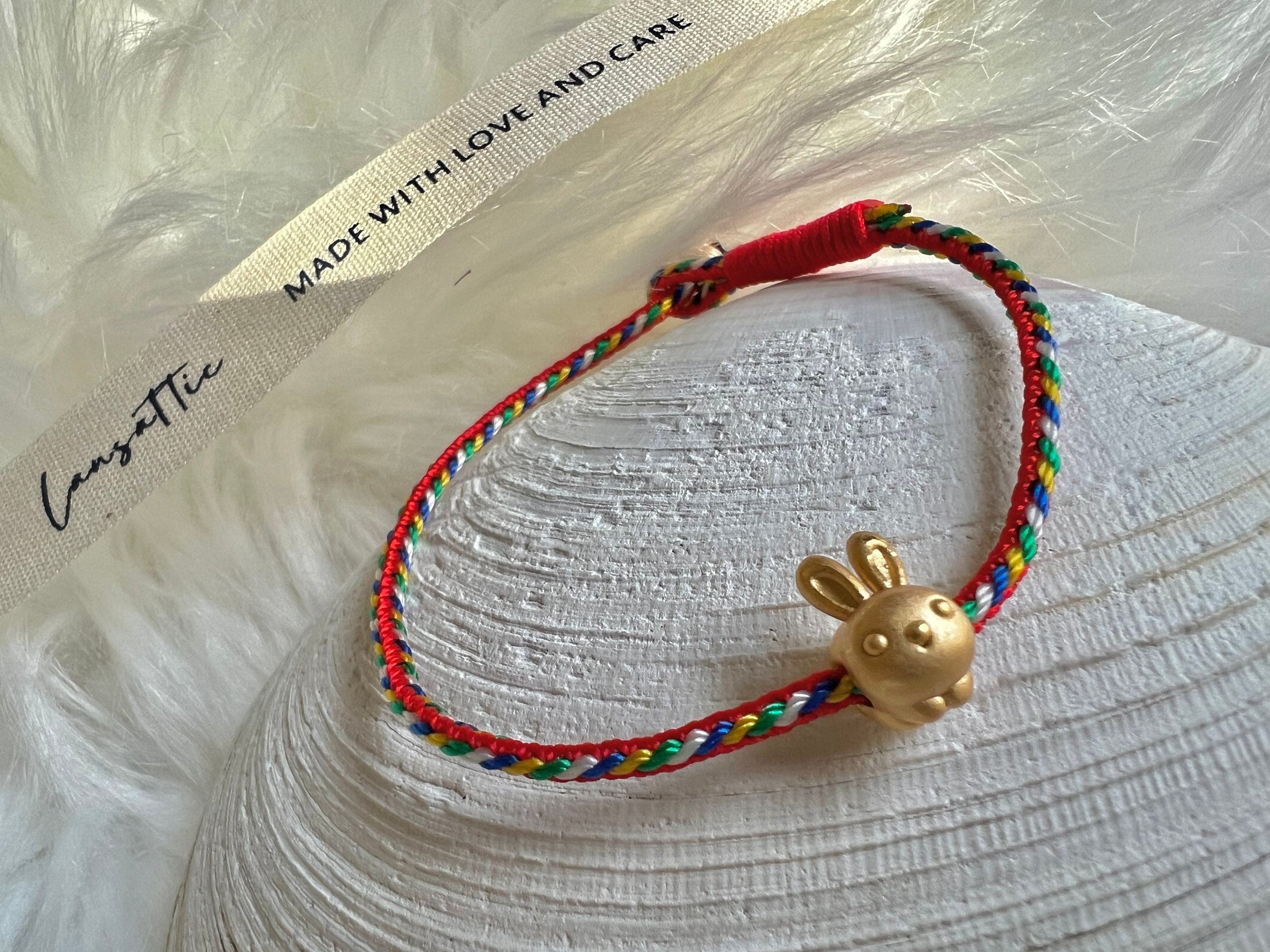 925 sterling silver lucky dragon string bracelet. Dainty animal cute bracelet. Minimalist protection bracelet. lunar new years bracelet.