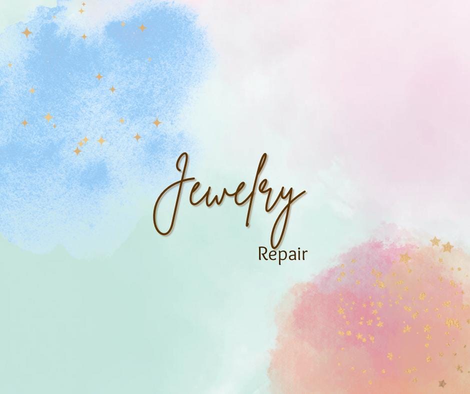 jewelry repair services. repair kit. adjustable bracelet or necklace.