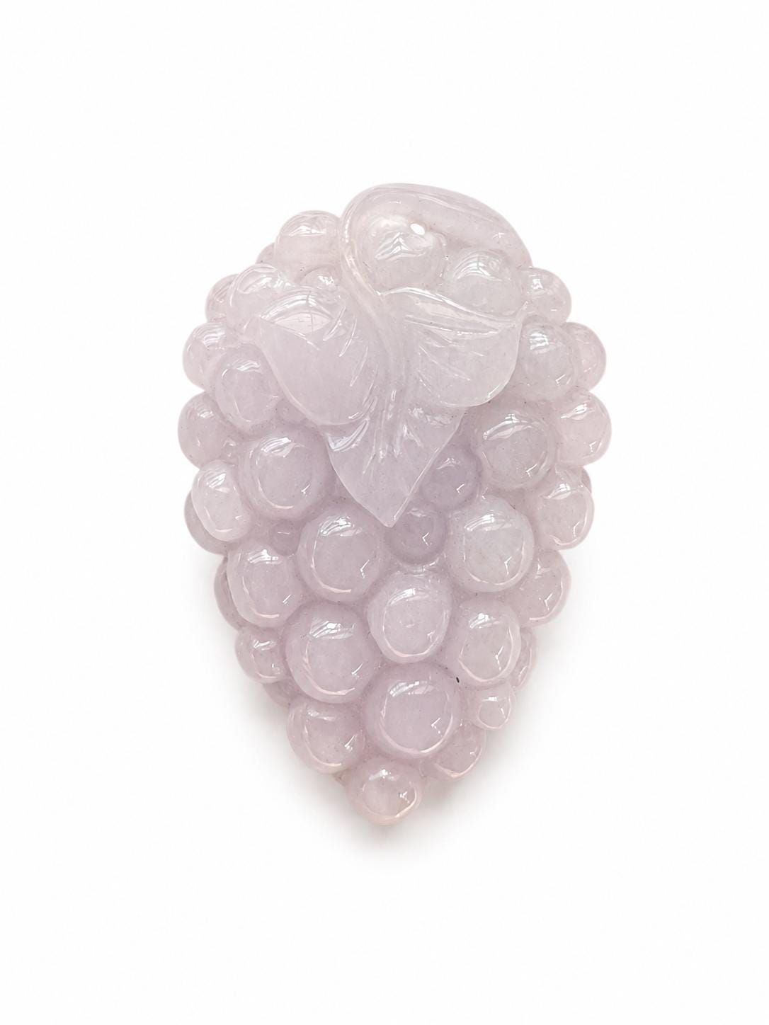 Lavender Jadeite Grape Pendant