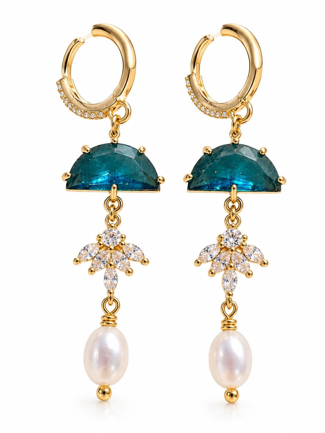 Vintage Freshwater Pearl Drop Earrings